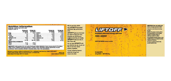 Herbalife Nutrition - Liftoff - Ignite-Me Orange 10x4.5g sachets